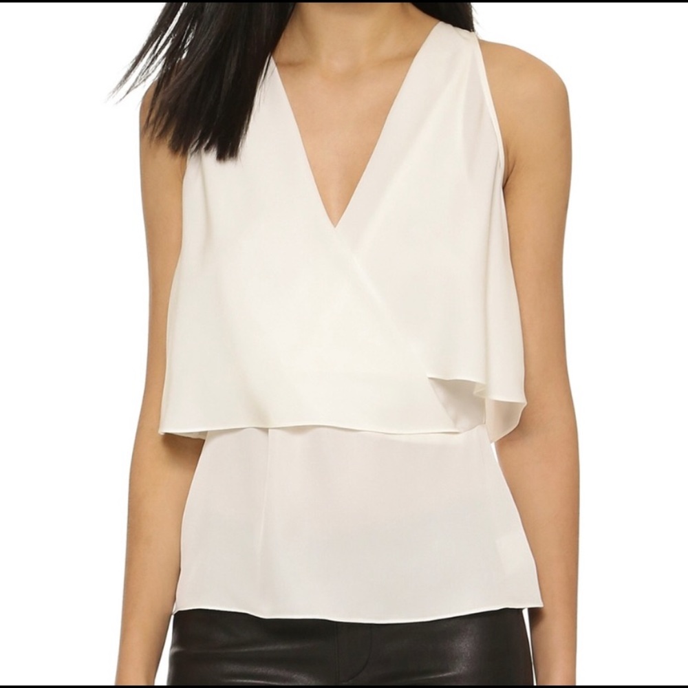 Theory Alizay Silk Blouse